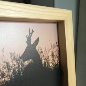 Cadre photo en bois - Artisanal